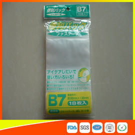 Κίνα Προσαρμοσμένες πλαστικές συσκευάζοντας τσάντες κλειδαριών φερμουάρ, σαφής πλαστική σακούλα φερμουάρ προμηθευτής