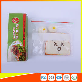 Κίνα Οι Resealable πλαστικές τσάντες σάντουιτς συνήθειας με γράφουν την επιτροπή, τσάντες σακουλών κλειδαριών φερμουάρ προμηθευτής