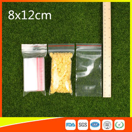 Κίνα Ldpe πλαστικές επαναχρησιμοποιήσιμες Ziplock τσάντες 8x12 εκατ. με τη ζωηρόχρωμη γραμμή προμηθευτής
