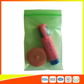 Κίνα Πλαστικό Ziplock συσκευασίας PE τοποθετεί την αντιστατική, αεροστεγή συνήθεια τσαντών κλειδαριών φερμουάρ σε σάκκο που τυπώνεται προμηθευτής