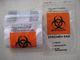 Reclosable τσάντες μεταφορών δειγμάτων Biohazard με το σύμβολο Destroyable Biohazard προμηθευτής